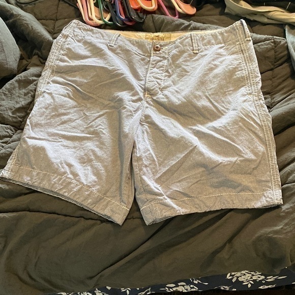 HOLLISTER blue white pocket lounge shorts size 36 - Picture 1 of 9